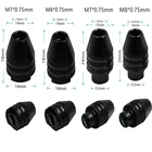 Миниатюрный БЕСКЛЮЧЕВОЙ сверлильный патрон 0,3-3,2 мм, самозатягивающиеся сверла для электрической дрели, Collet инструменты для крепления, трехкулачковая дрель, быстрая функция