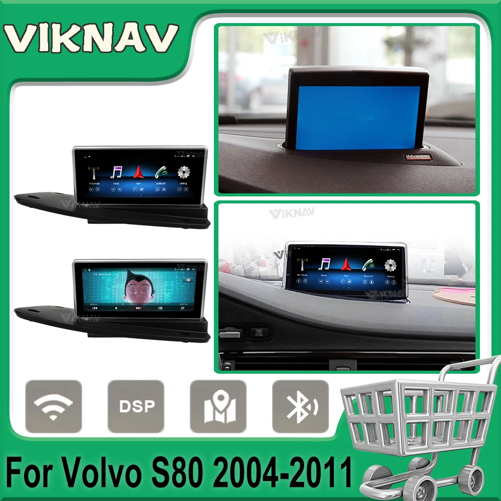 

Автомагнитола на Android для Volvo S80 2004-2011, сенсорный экран Новейшего Поколения, GPS-навигация