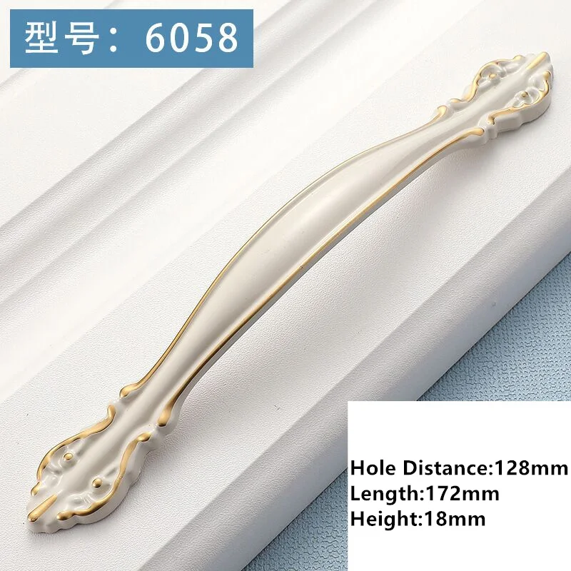 

Ручки для шкафов алюминиевые цвет слоновой кости