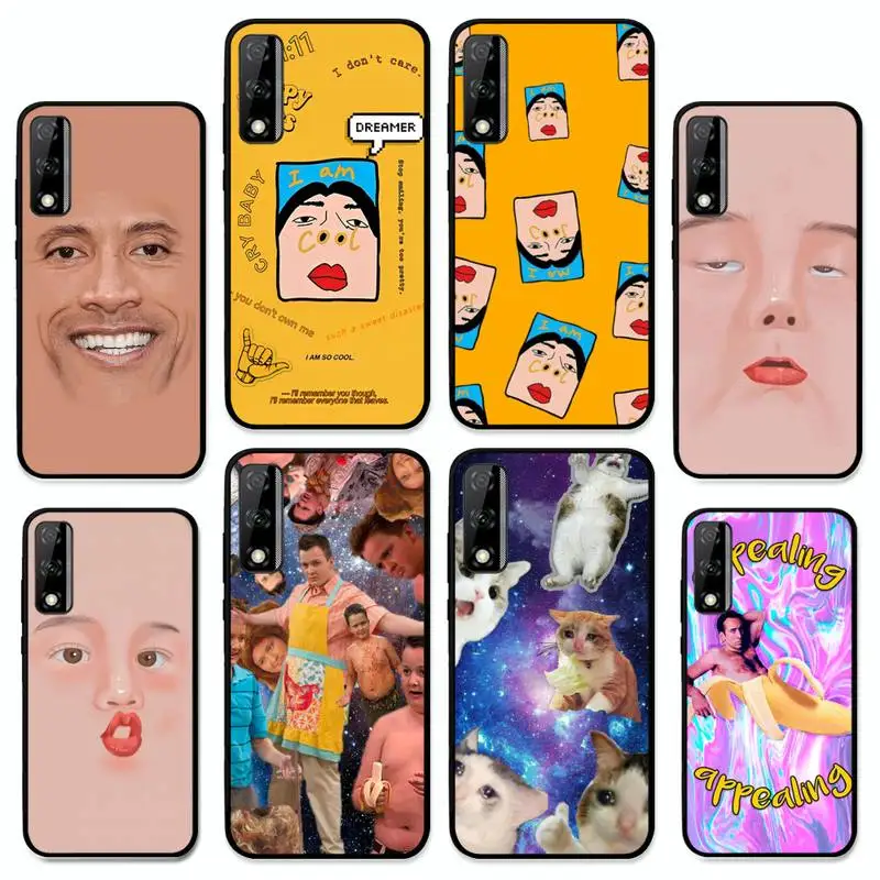 

Funny Man Phone Case for Huawei Y 6 9 7 5 8s prime 2019 2018 enjoy 7 plus