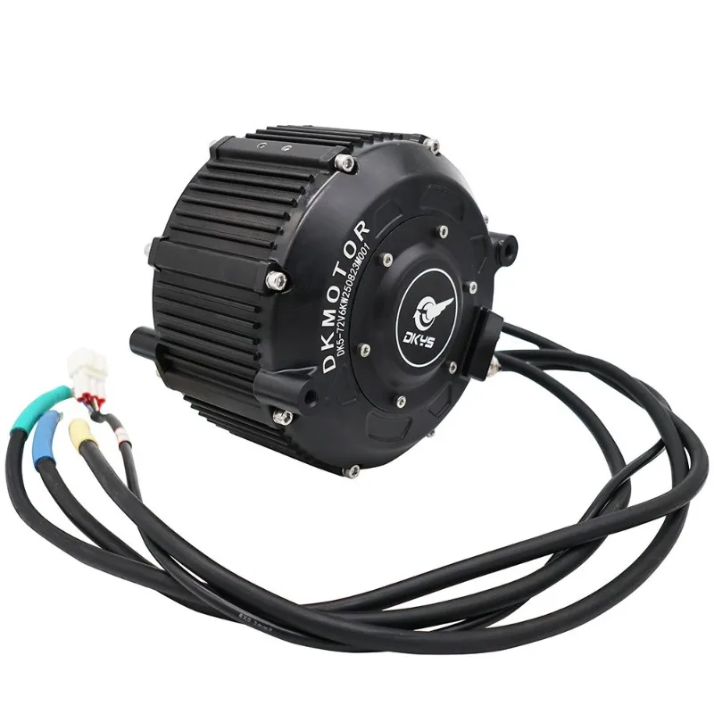 Фото Синхронный центральный двигатель DKYS Top Width Motor 168 Structure 50H10KW с постоянными магнитами для внедорожников Qiulong, с датчиком Холла №1