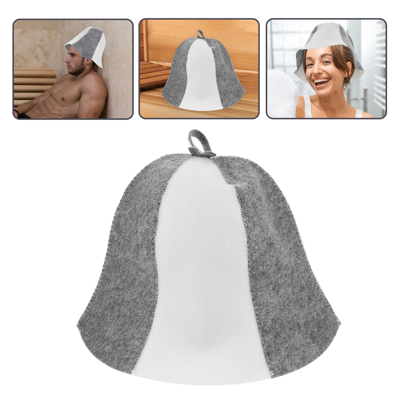 

Felt Hat Sauna Man Ladies Hats Thicken Comfortable Bathing Bathroom Shower Women