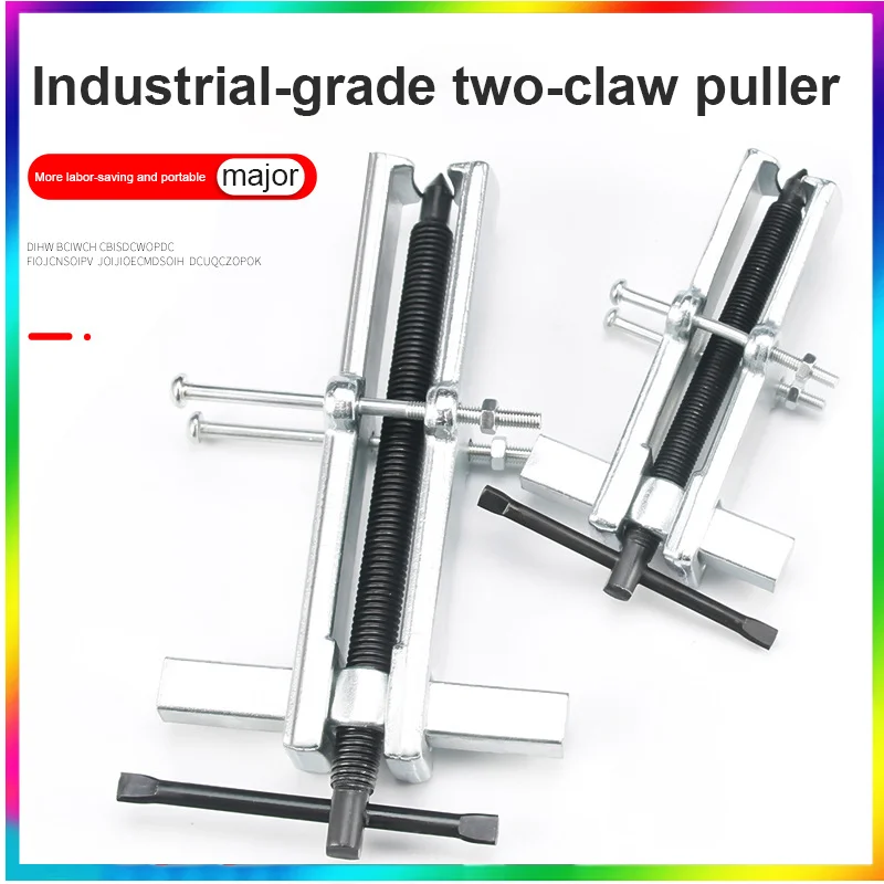 

Two Jaw Gear Puller Chrome Vanadium Steel Gear Pulley Bearing Puller Forging 3" 4" 6" Small Leg Large Mechanics