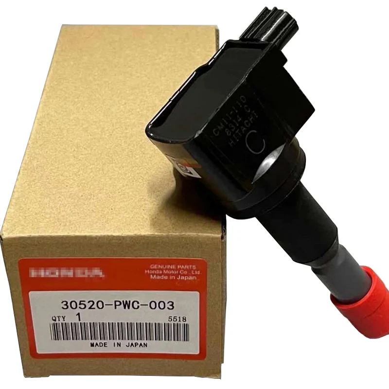 

Ignition coil 30520-pwc-003, cm11-110, applicable For Honda airwave Jazz fit II City, 1.3L,1.5L, 2002-2008 30520 pwc 003