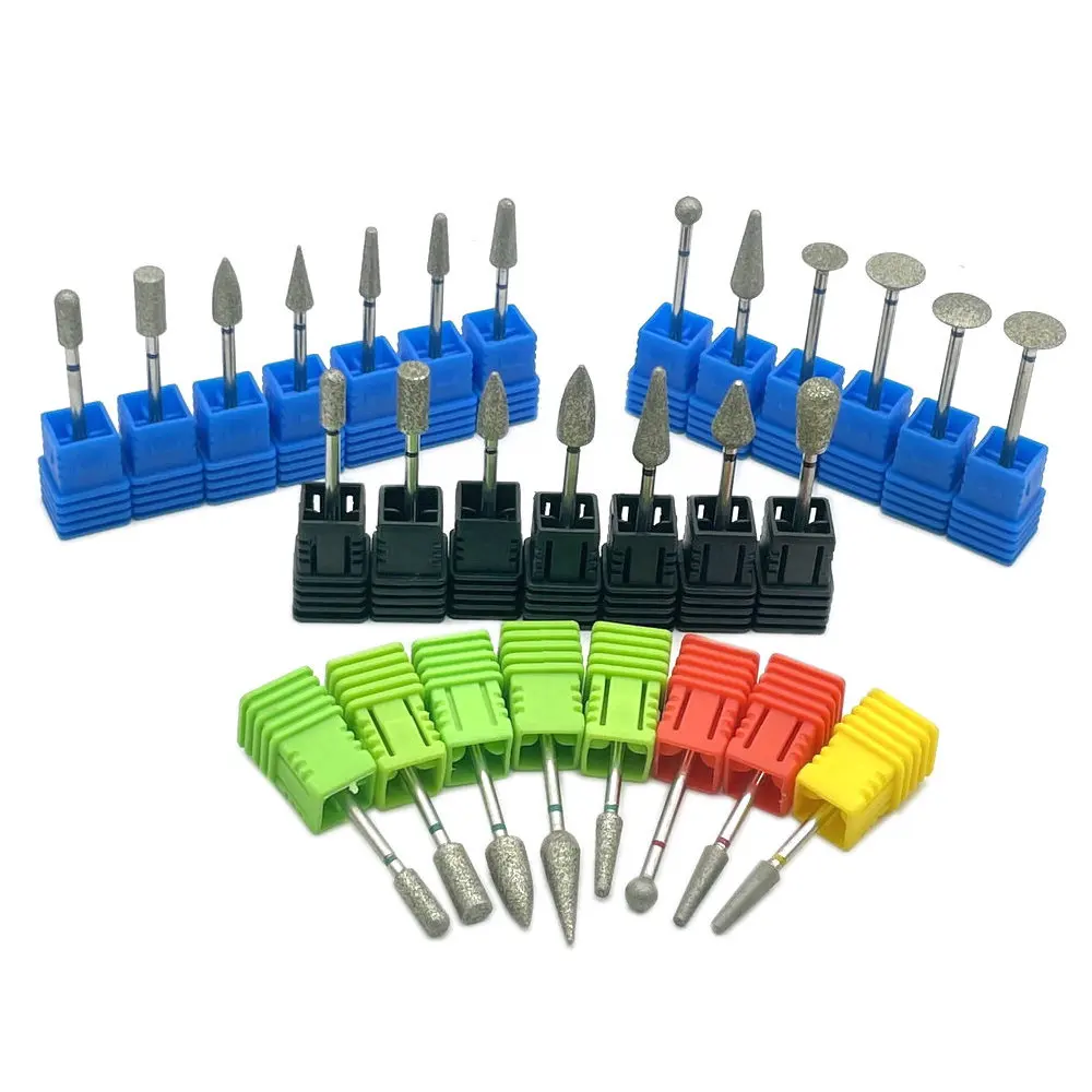 

1Pcs 3/32" Nail Drill Bits Diamond Cutters for Manicure Cuticle Clean Burr Mill Nails Accessories Tool