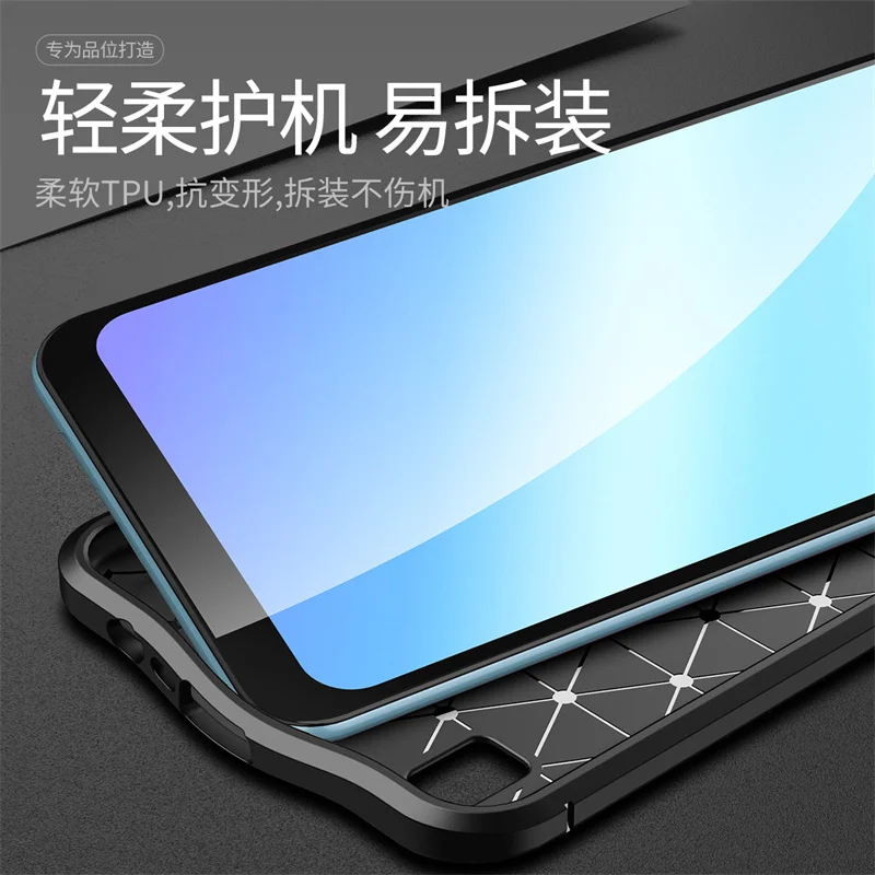 For OPPO Realme C21Y Case Cover For Realme C11 2021 C21 C25Y C21Y Capas Shockproof Soft TPU Leather For Fundas Realme C21Y Cover