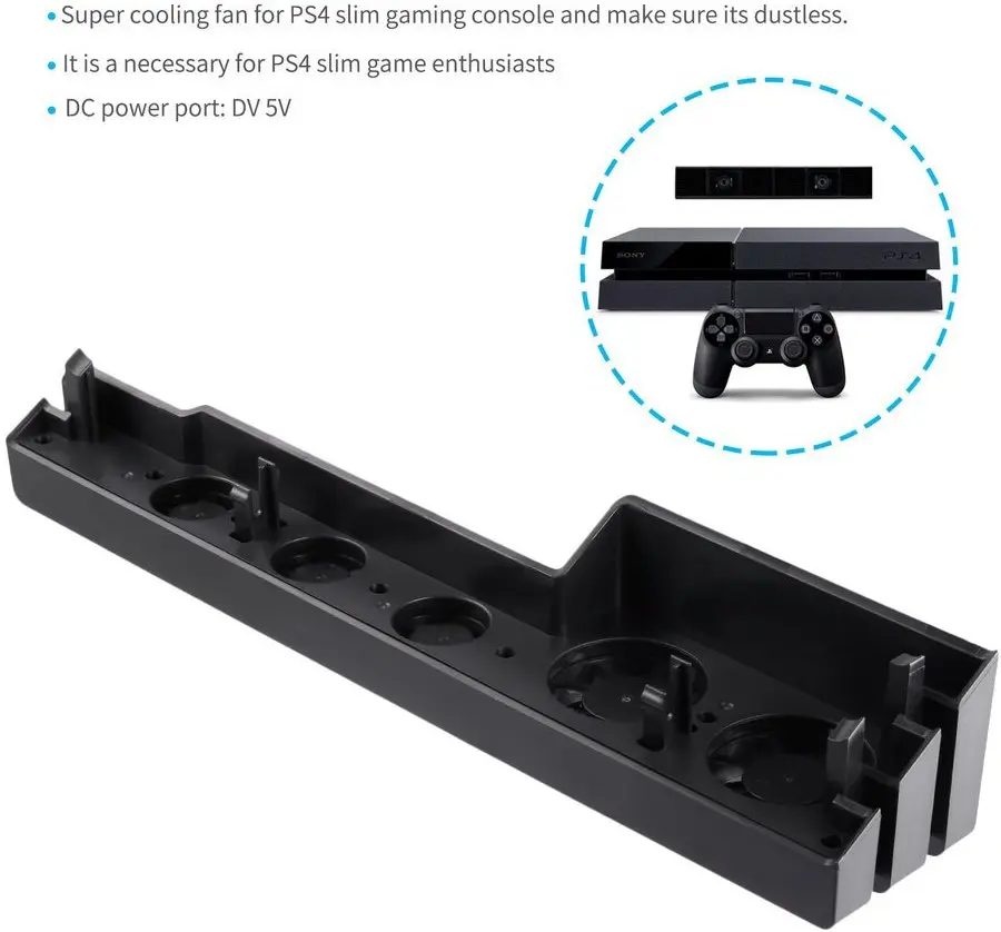 base fan stand for sony ps4 pro game console play station playstation ps 4 pro cooling support cooler accessories holder gaming free global shipping