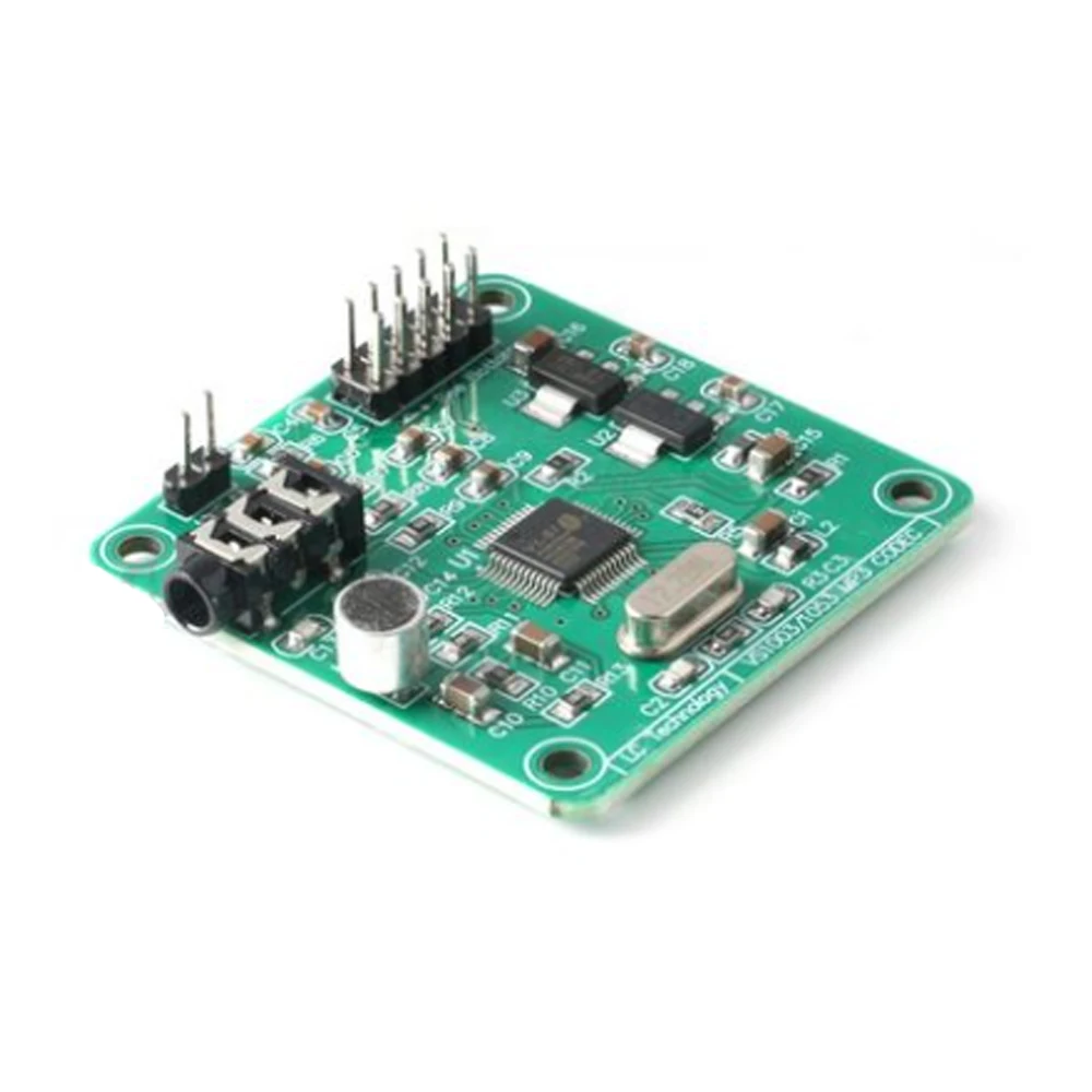 

Плата разработки модуля VS1053 MP3 с функцией бортовой записи и интерфейсом SPI