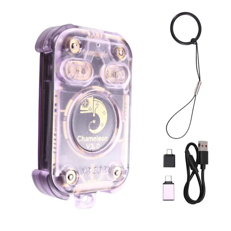 Фото Читатель смарт-чипов Chameleon V3.0, эмулятор смарт-карт RFID, копир карт и меток ID IC 125 кГц 13.56 МГц, копир NFC, устройство чтения и записи, модель Y41A. №2
