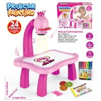 children led projector art drawing table toys kids painting board desk arts and crafts projection