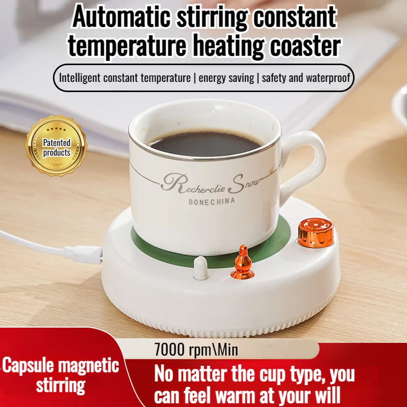 Continuous insulation Thermostatic Coaster Magnetic Stirring Cup Practicality Heating a variety of materials