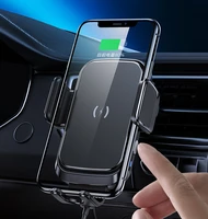 car phone holder charger for iphone 11 15w wireless fast charging car phone mount charger 10w for samsung galaxy s20 s10 s9