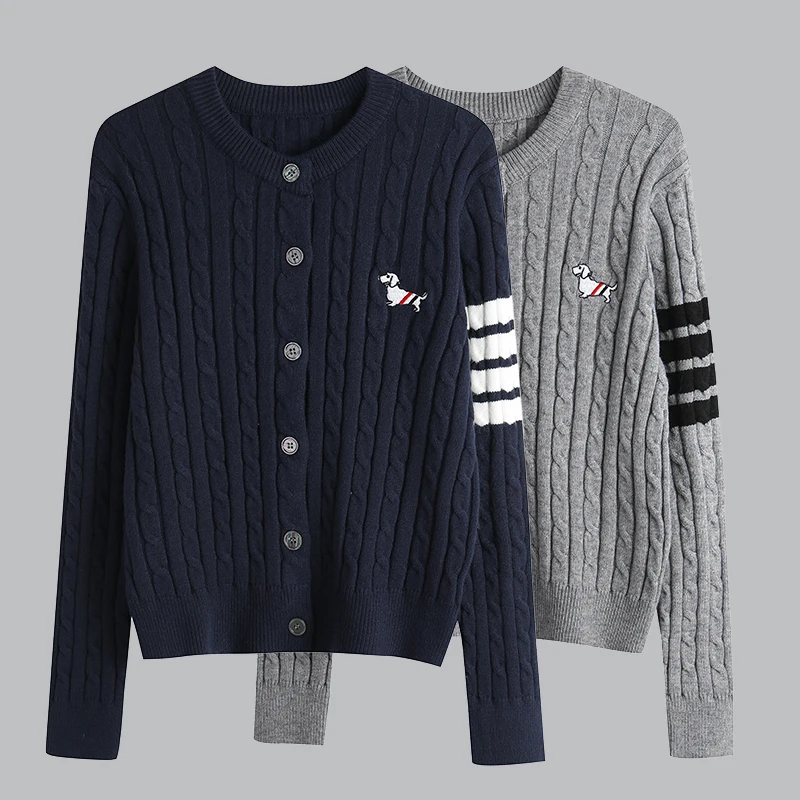 

Knitted Y2k 2023 New Korean Fall Clothes Sweater High Quality Clothing Womens Cardigan Long Sleeve Girl Fashion Winter Knit Tops