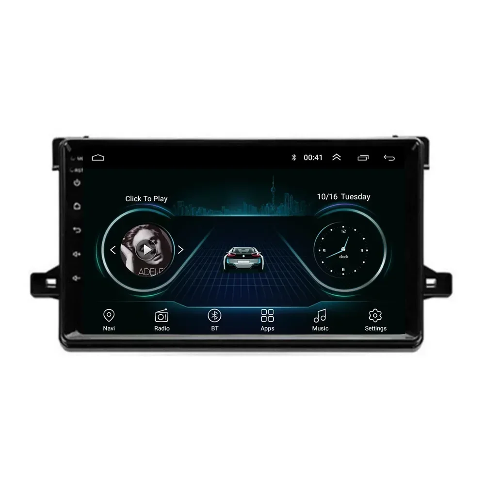 2 Din Android 13 Автомобильный стерео радио DVD GPS Мультимедийный видеоплеер 5G Wi-Fi камера