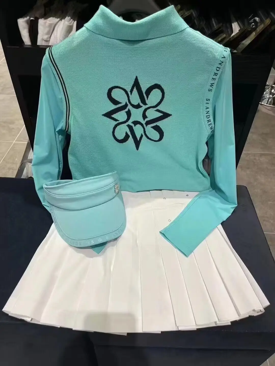 

ST andrew Golf Women's Sun protective T-Shirt Sports Golf Polo Long Sleeve Women's Top