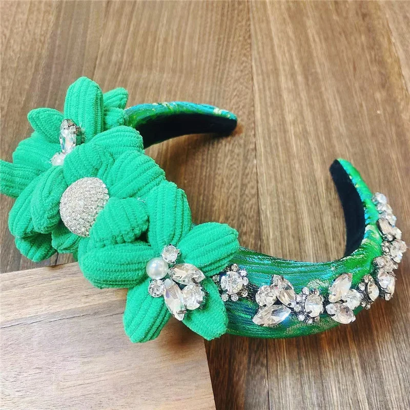 Женская повязка на голову в стиле ретро 3 цвета