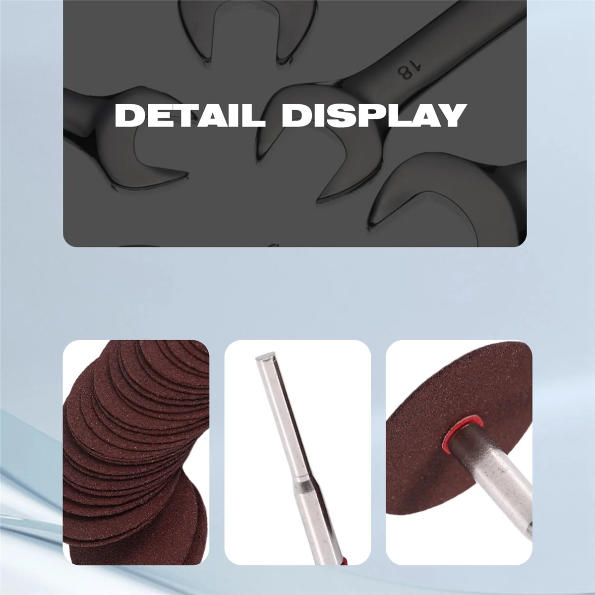 Набор отрезных дисков 36 шт. круглые Ø25X6 мм коричневые для Dremel KL 1