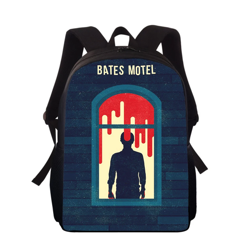 Bates Motel  15” 3D Print Kids Backpack Primary School Bags for Boys Girls Back Pack Students School Book Bags