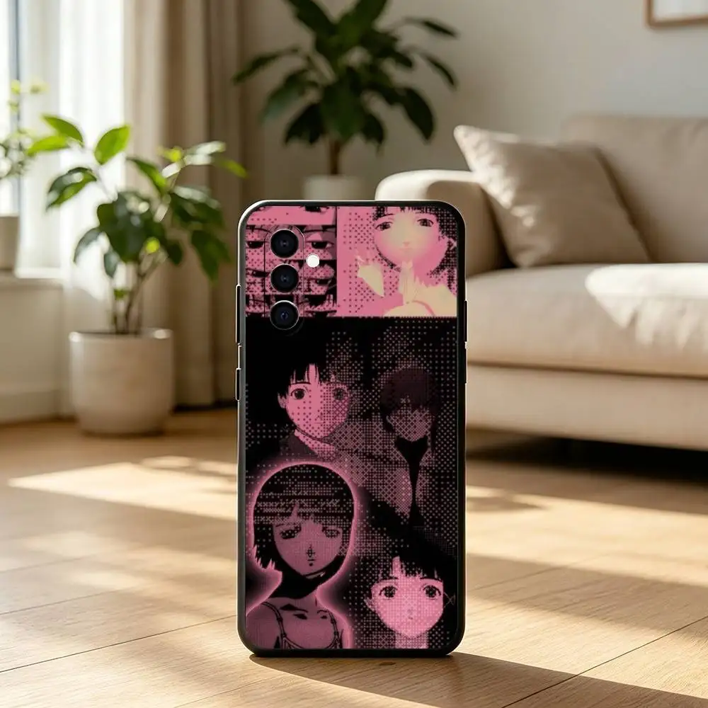 Фото Чехол для телефона Anime S-Serial Experiments L-Lain, черный, силиконовый, мягкий, для Samsung Galaxy A73, A72, A71, A70, A53, A52, A51 №5