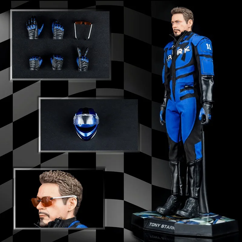 

Marvel Мстители гоночный костюм Железный человек Тони Старк ПВХ фигурка Коллекционная модель игрушка 32 см