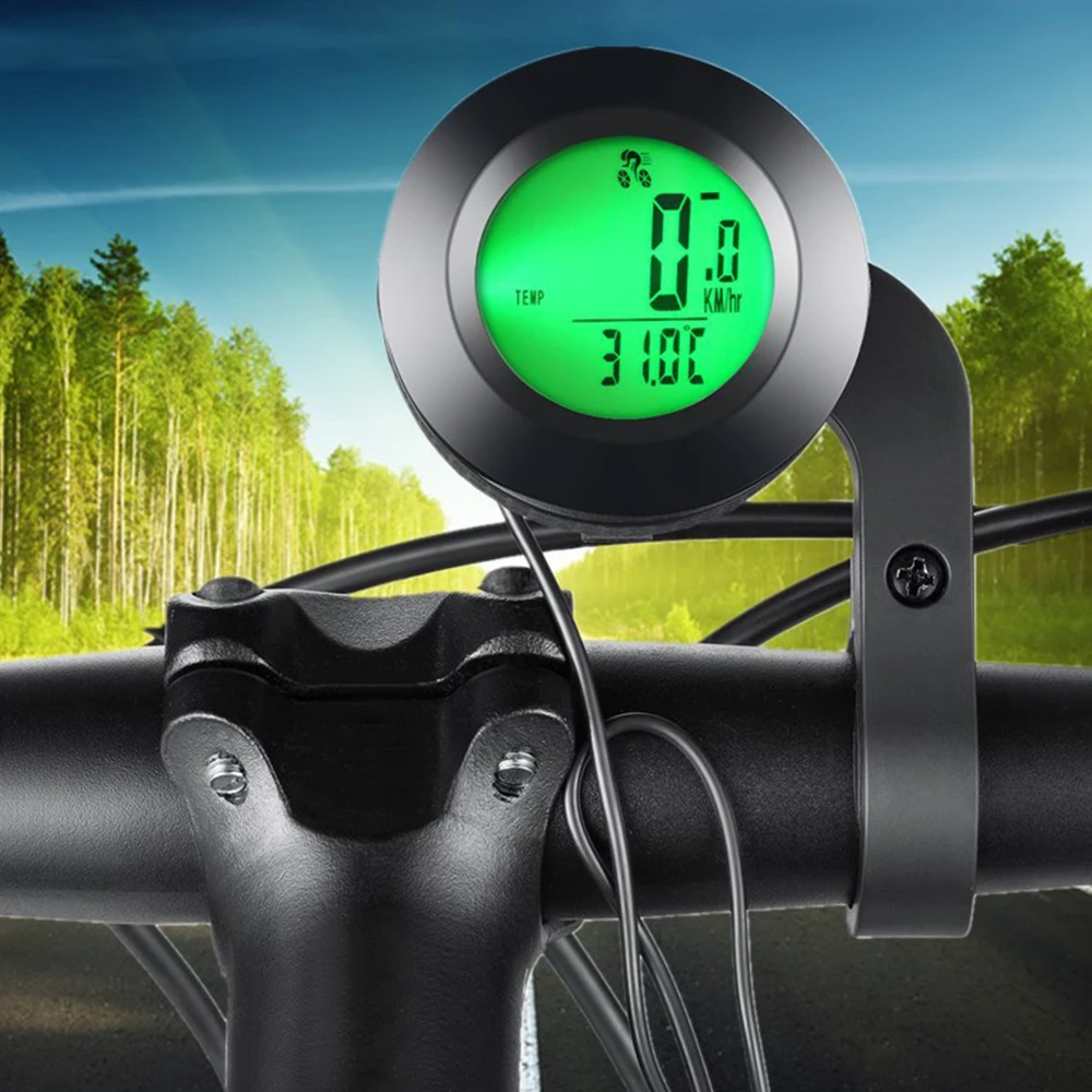 

Bicycle Computer Odometer Wired Computer Speedometer Bicycle Waterproof Speedometer Bicycle Accessories Waterproof Luminous