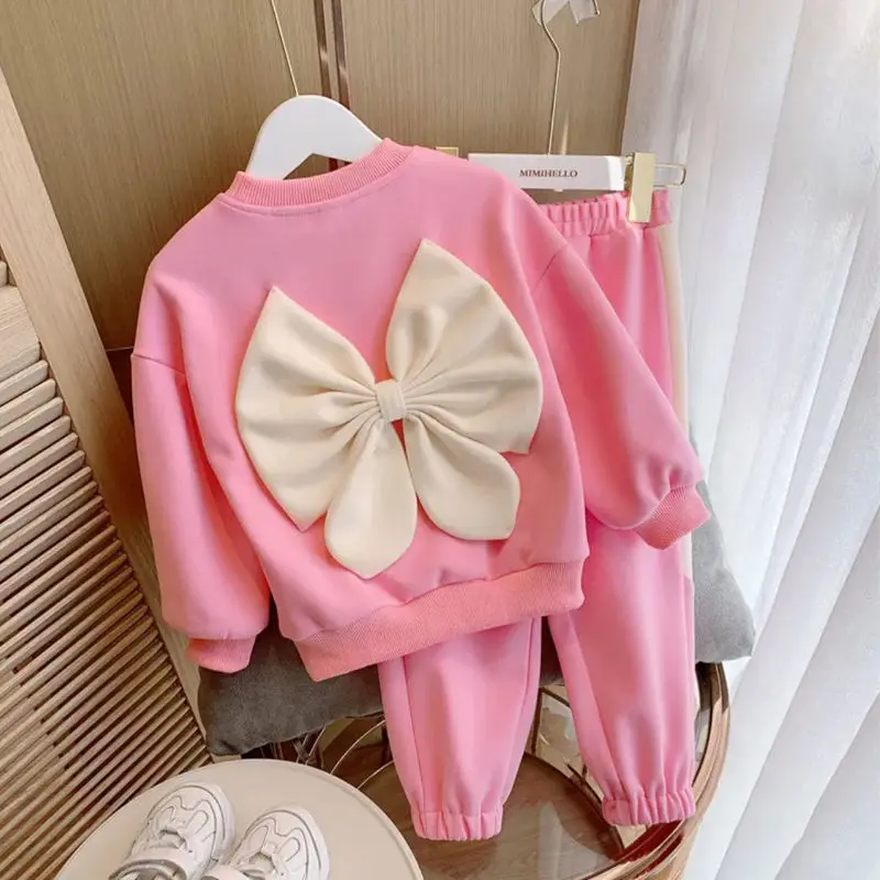 

2022 Baby Girl Clothing Cotton Casual Clothing Suit Toddler Long Sleeve Warm Kids Clothes Spring Autumn Children Fashion Suit