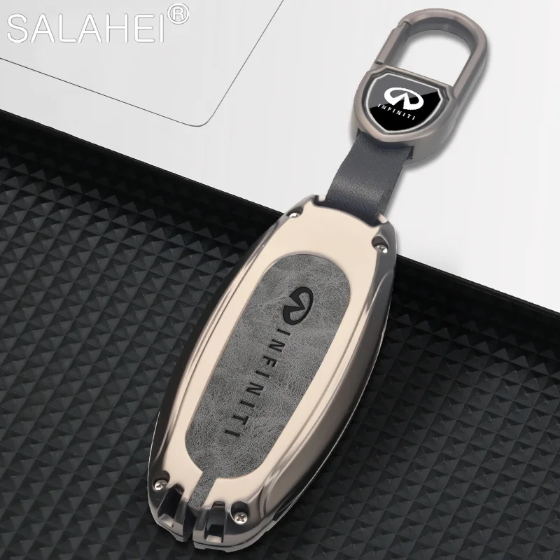 

Zinc Alloy Car Key Case Cover Holder Protection For Infiniti ESQ JX35 FX35 FX45 QX50 QX60 QX70 Q30 Q50 G25 G35 G37 EX3 Accessory