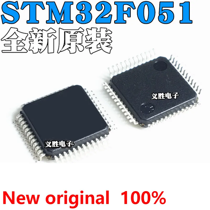 

Микроконтроллер STM32F051R8T6 LQFP64 STM32F051C8T6 LQFP48, микроконтроллер ARM, новый и оригинальный