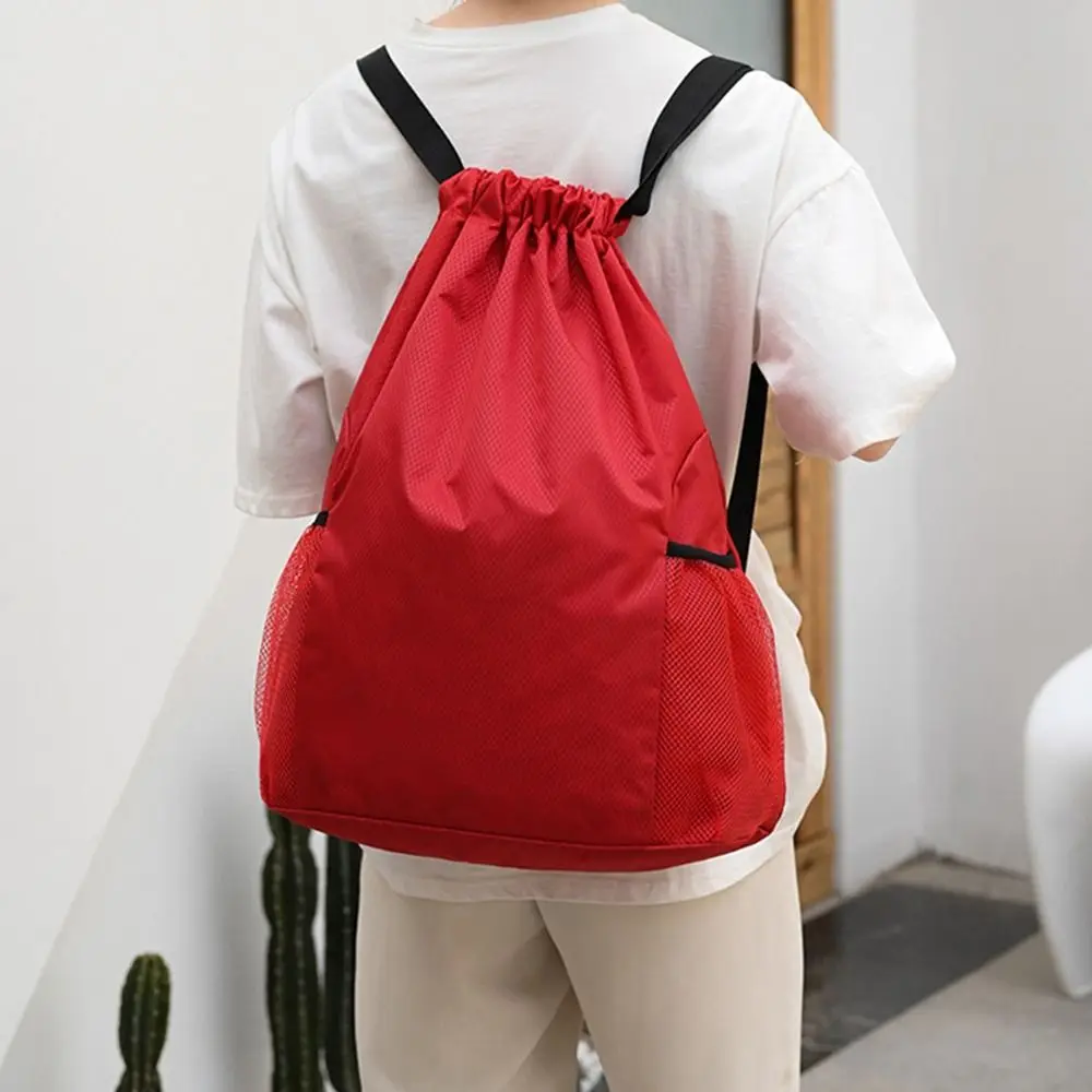 

Nylon Drawstring Pocket Mountaineering Bag Riding Storage Bag Outdoor Backpack Travel Bag Drawstring Bag Portable Sports Bag