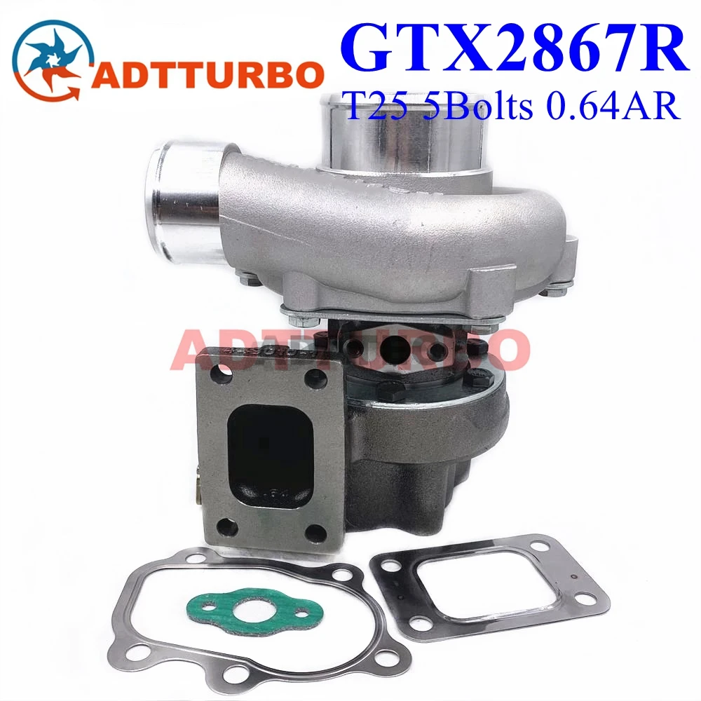 Фото Турбонагнетатель GTX2867R 50 мм серии GTX GEN 2 GTX2867 GTX28 856800-5007S 849849-5002S с керамическим двойным шарикоподшипниковым турбинным колесом 827690-0003 №1
