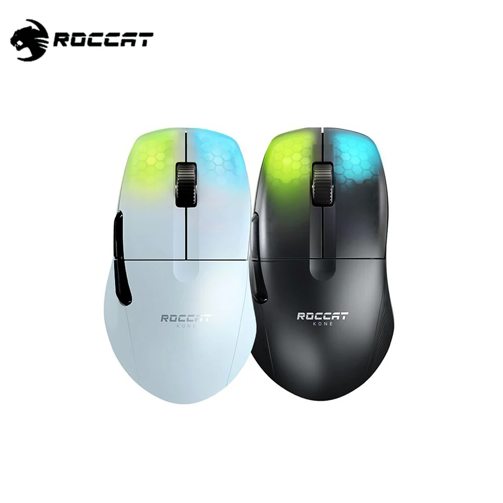 

Original For Roccat KONE PRO AIR Wired/Wireless/Bluetooth 3-mode Game Mouse Lightweight E-sport Gaming Mice Rechargeable Mouse
