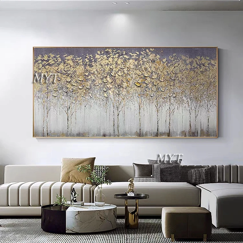 

Абстрактная картина маслом на холсте MYT Style Home Decoration