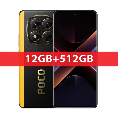 Смартфон POCO X7 5G, глобальная версия, 256 ГБ, 512 ГБ, размер 7300-ультра, 6, 67 дюйма, 1, 5 К, изогнутый AMOLED-дисплей, 5110 мАч, NFC