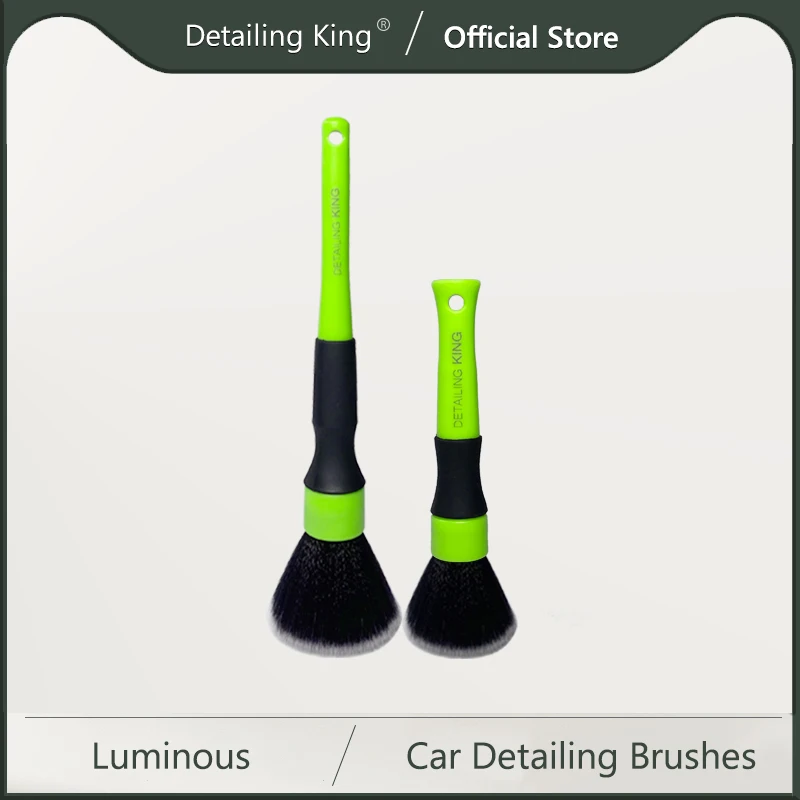 

DetailingKing Car Detailing Brush Luminous Super Soft Hair Brushes Auto Wash Accessories Car Cleaning Tools