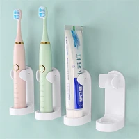 toothbrush stand rack organizer electric toothbrush wall mounted holder wc space saving for home bathroom accessories products