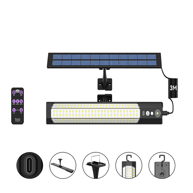 

Солнечный светильник с датчиком движения