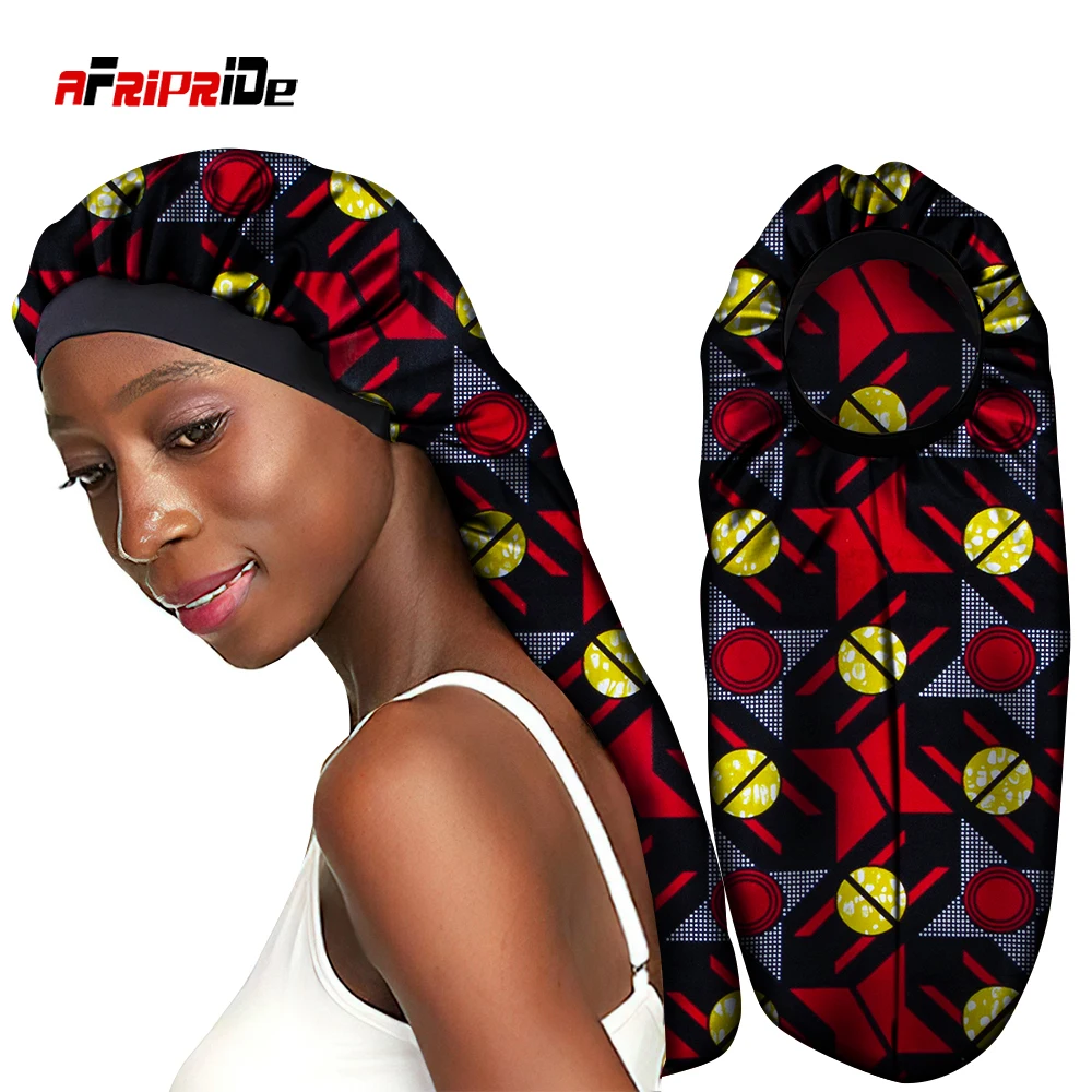 African Printed Headscarf Musilm Ankara Dashiki Women Party Wedding Headwear Muslim Head Wrap Hair Accessoriesir Wyb651