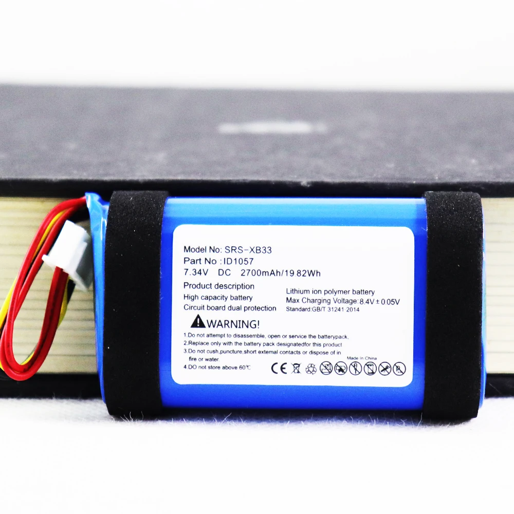 2 шт. 5 10 Высокое качество для Sony SRS-XB31 SRS-XB33 ST-06 ID1057 IAJOO2NA Bluetooth-динамик литиевый