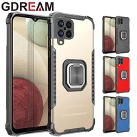 gdream shockproof magnetic ring phone case for huawei p30lite p40lite e car bracket protective cover for huawei p smart 2021