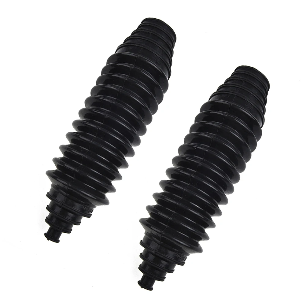 

Accessories Durable New Parts Gaiter Pinion Boot Universal +Clamps 23x6cm 9.06"x2.36" Black Ilicone Set +Cable Ties