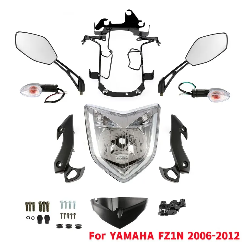

Передняя фара в сборе для мотоцикла, поворотник для YAMAHA FZ1N 2006-2012, 1 комплект
