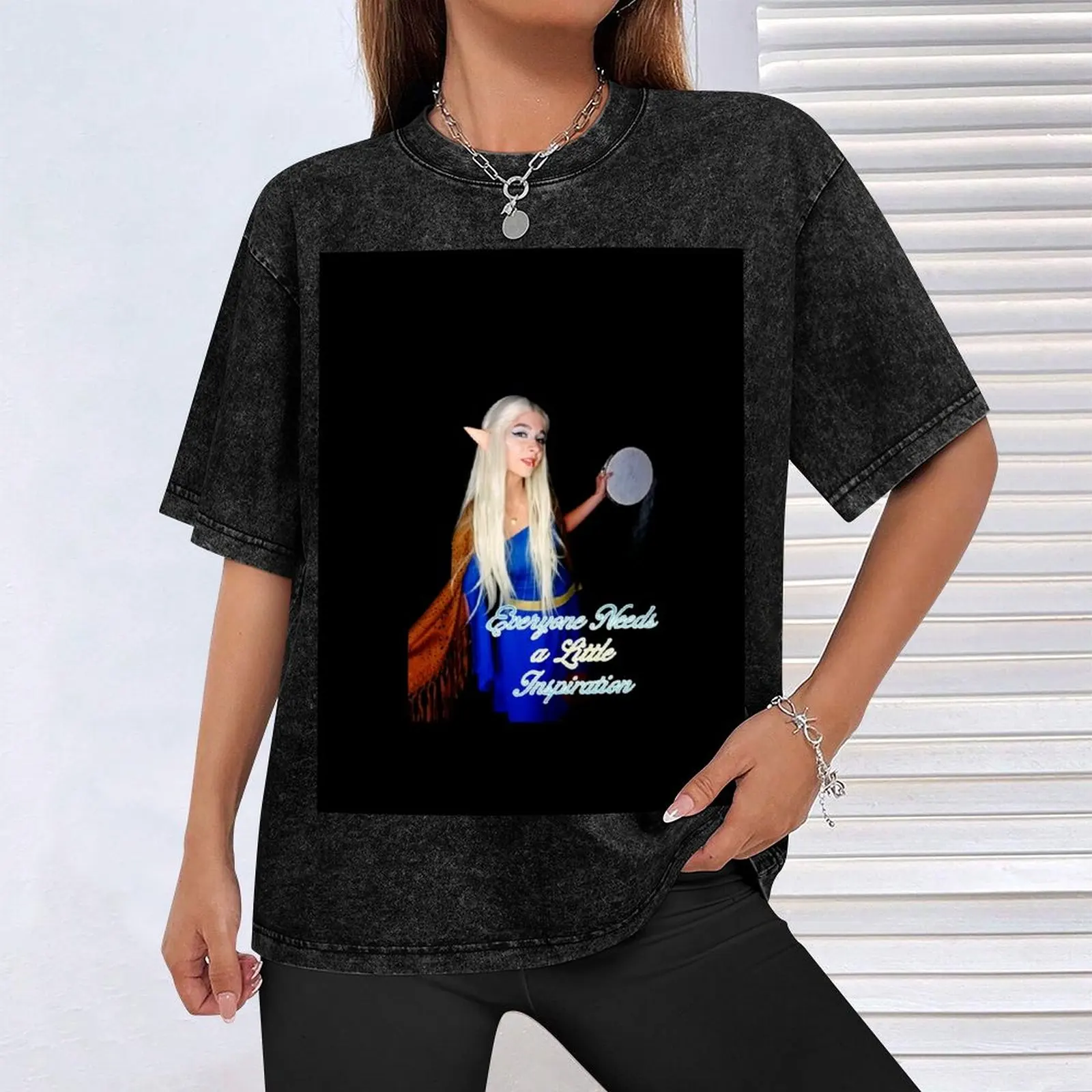 Футболка Nyx the bard блузка облегающие футболки для мужчин