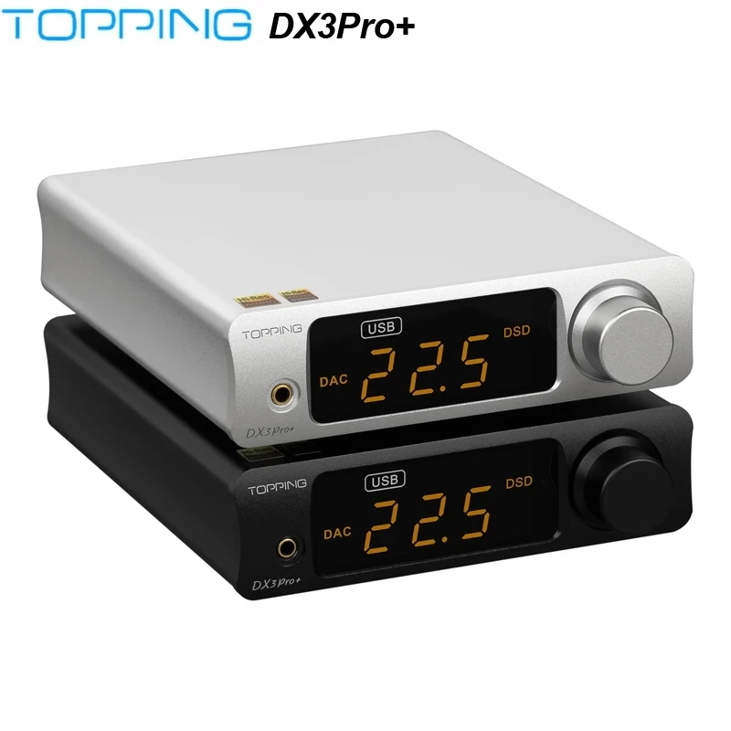 TOPPING DX3PRO+ USB ЦАП QCC5125 Bluetooth 5 0 CSS ES9038Q2M XMOS XU208 DSD512 APTX-HD Выходной усилитель для
