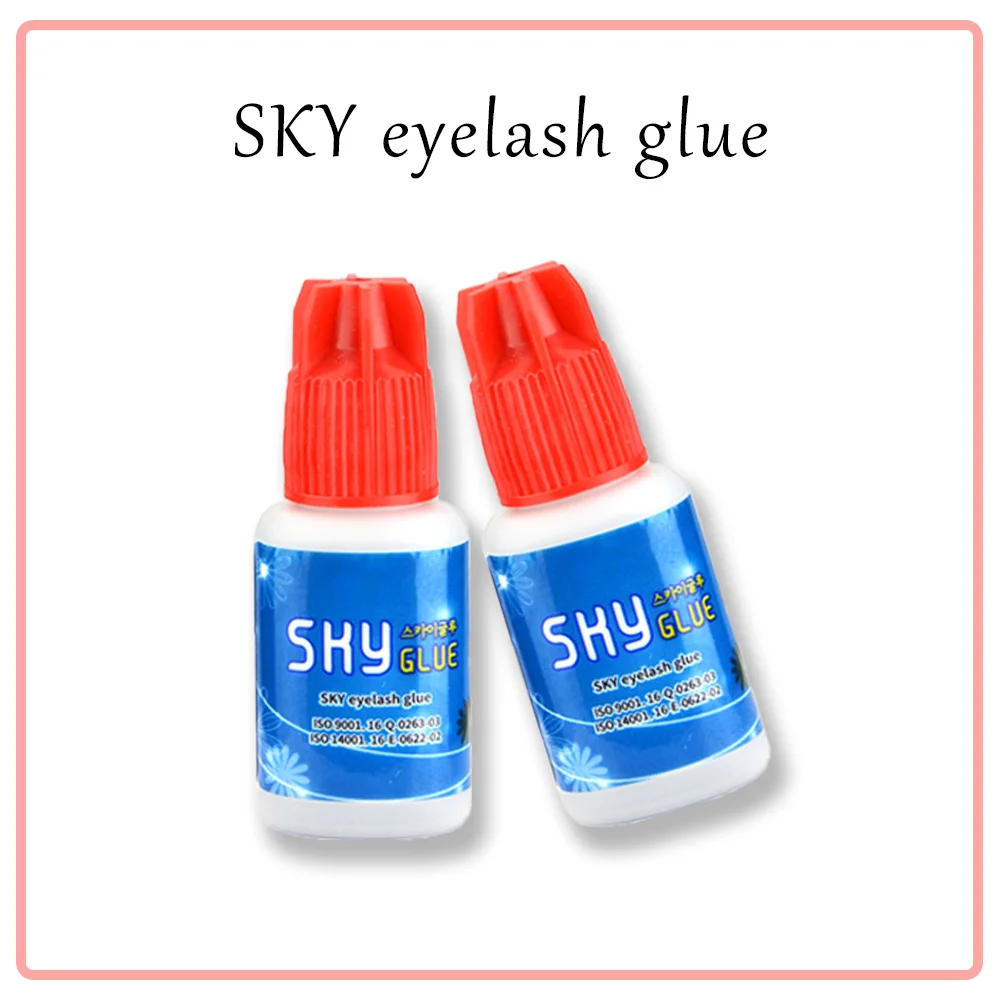 

Lashes Glue for Eyelashes Extension 1/5 Pcs 5ml Firm Lash Glue Hypoallergenic Eyelash Extension Glue Super Bonder Label Design