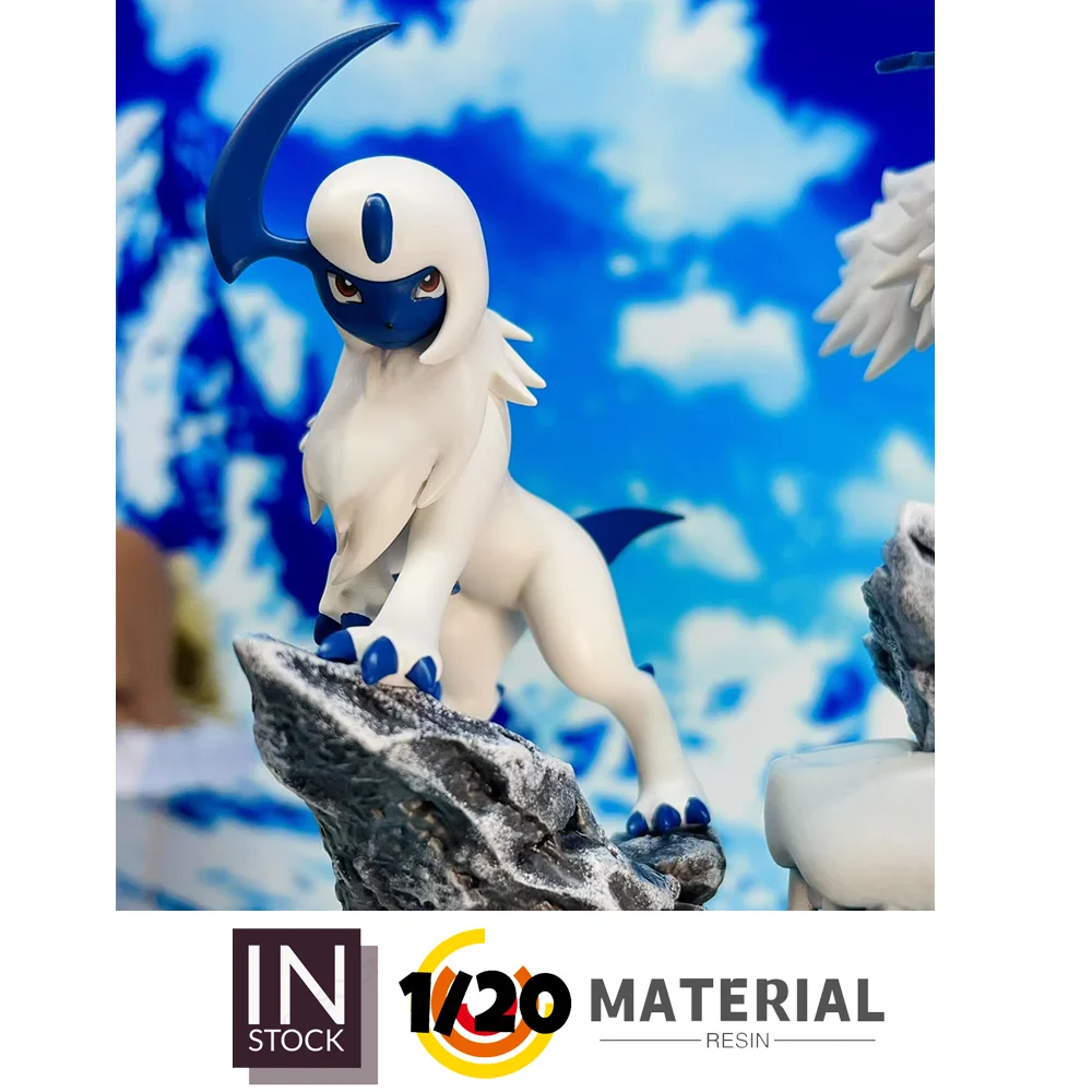 [В наличии] фигурка из смолы 1/20 [поддон]-Absol + Mega Absol