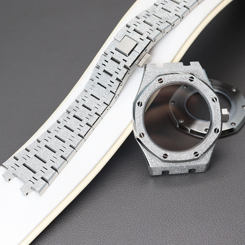 41mm Case Men's Watch Watchband Stainless Steel Parts For Seiko nh36 nh35 Movement 31.8mm Dial Sapphire Crystal Glass Waterproof