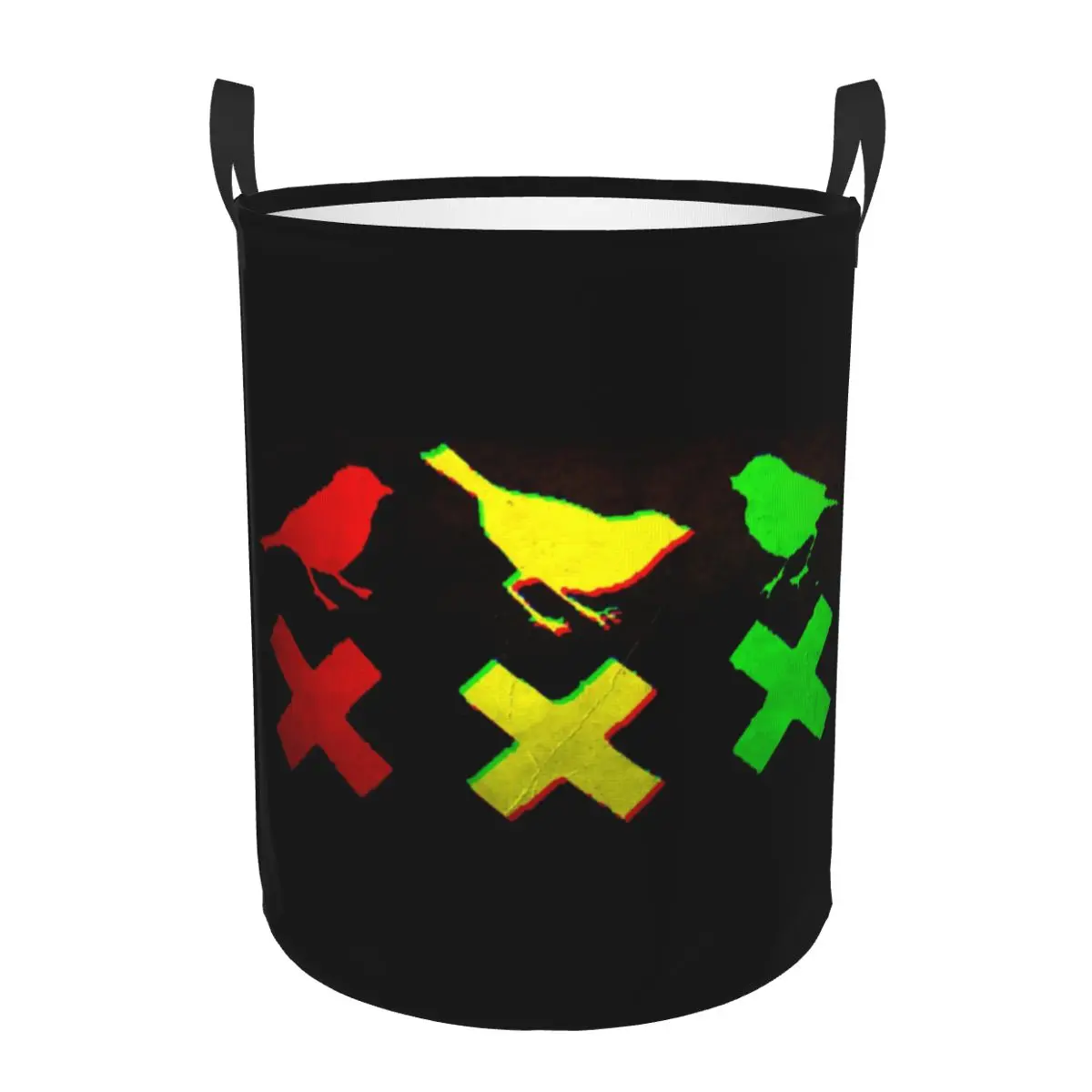 Корзина для белья с тремя маленькими птицами Ajax Bob Marley 3 Большая корзина хранения