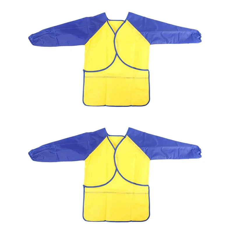 

2 шт., детская Водонепроницаемая юбка с 3 вместительными карманами (краски и кисти в комплект не входят)