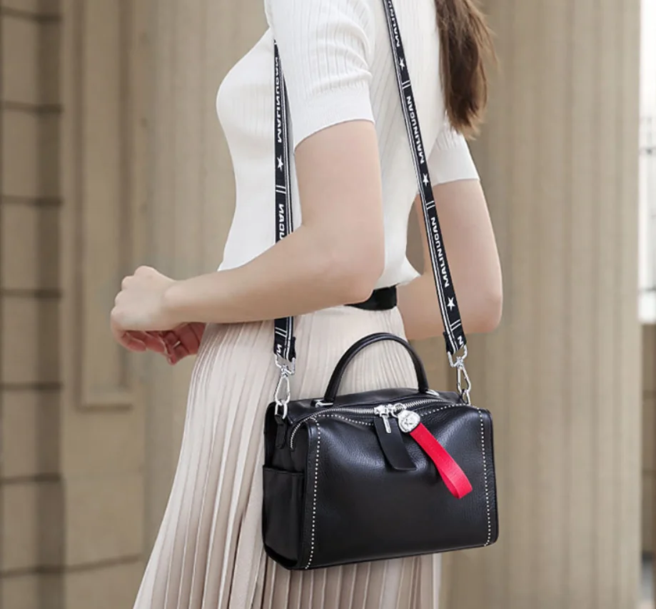 

Templim Cross -Body Bag Women 2022 New Trendy Fashion Wide Shoulder Strap Pillow Bag Women'S Soft Leather Shoulder Bag