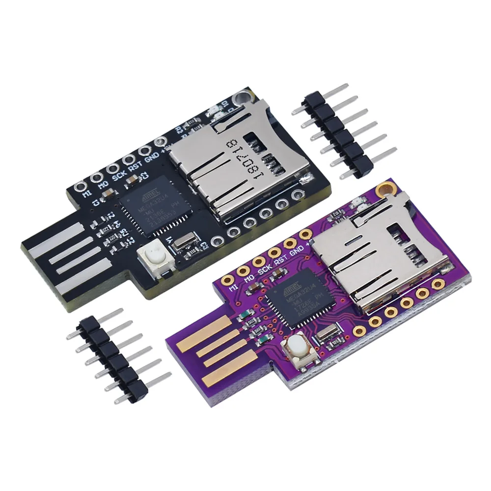 Флюоресцентная USB-клавиатура ATMEGA32U4 для Arduino | Электронные компоненты и